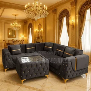 Adorable 5 Seater L Shape Sofa With Unmatched Quality. ሶፋ