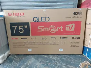 Aiwa 75-Inch Qled Smart Tv Running on Webos Hub, Offering