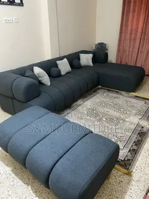 Space Saving L Shape Couch With Premium Comfort. ሶፋ