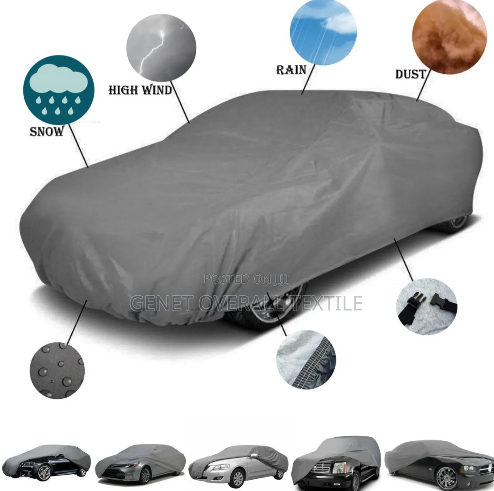 Car Body Covers for Vitz , Corolla , Byd ,Dzire ,Land Crusiers