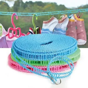 Windbreak Antiskid Clothesline | 6 ሜትር የማይንሸራተት የልብስ ማድረቂያ ገመድ