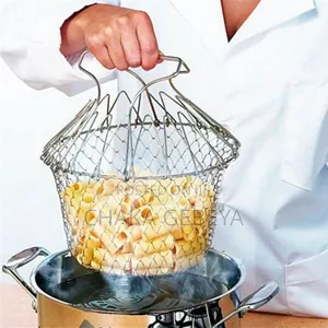 12-in-1 Stainless Steel Chef Basket | for Boiling Steaming