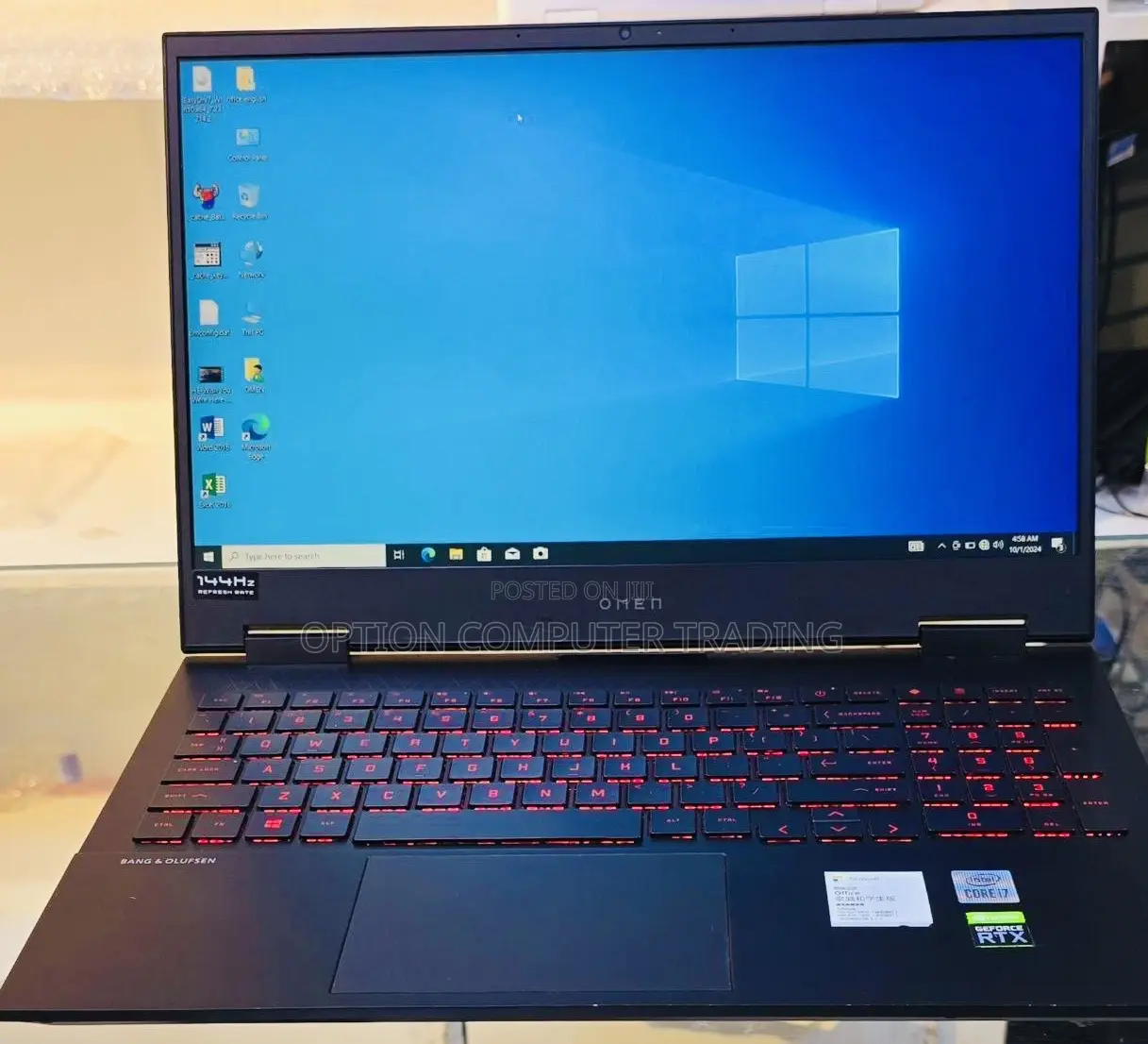 New Laptop HP Omen 15 16GB Intel Core I7 SSD 1T