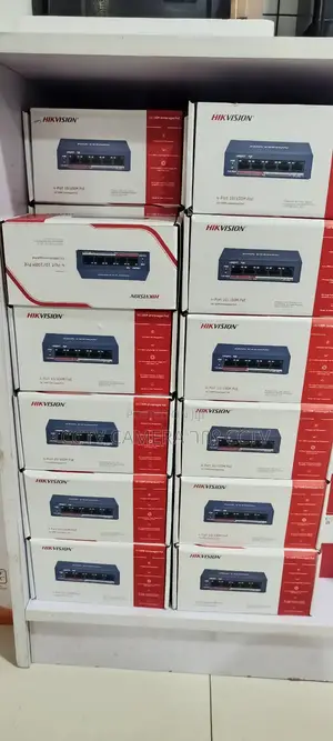 Hikvision 4port Unmanaged Poe እዊች