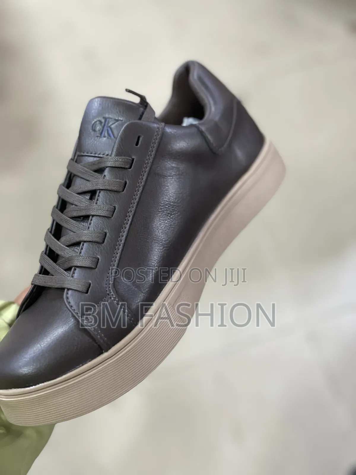 Calvin Klein Premium Smooth Leather Sneakers