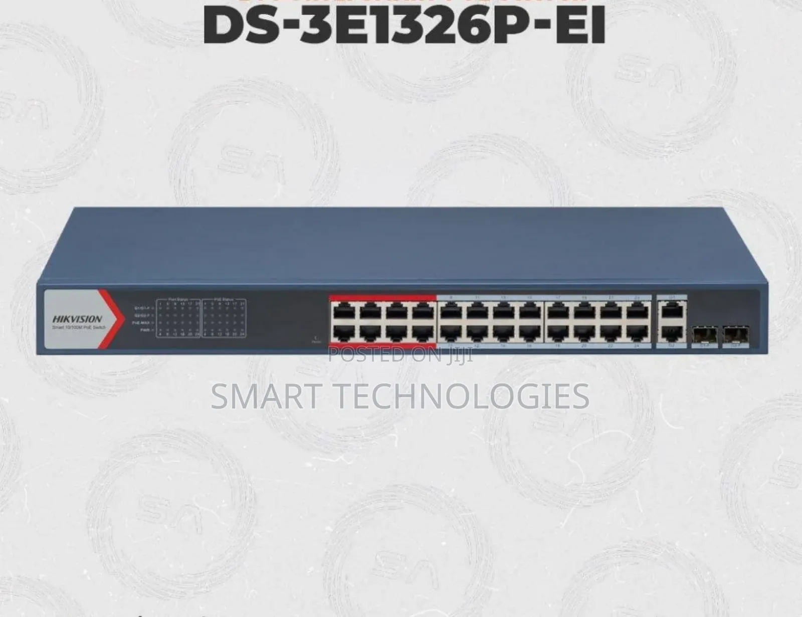Hikvision Ds-3e1326p-Ei | 24-Port Smart Poe Switch