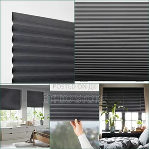 Ikea Block-Out Pleated Blind, Dark Grey, 100x190 Cm
