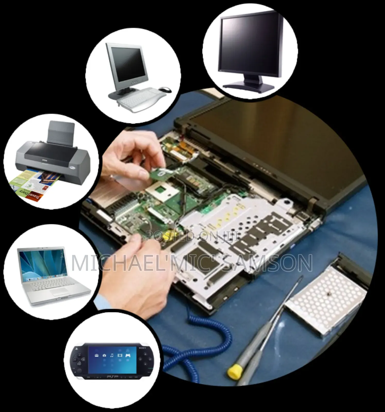 Mike General Laptop Computer Maintenance and Networking