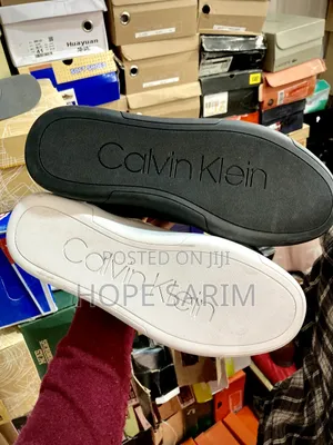 Calvin Shoes White And Blake