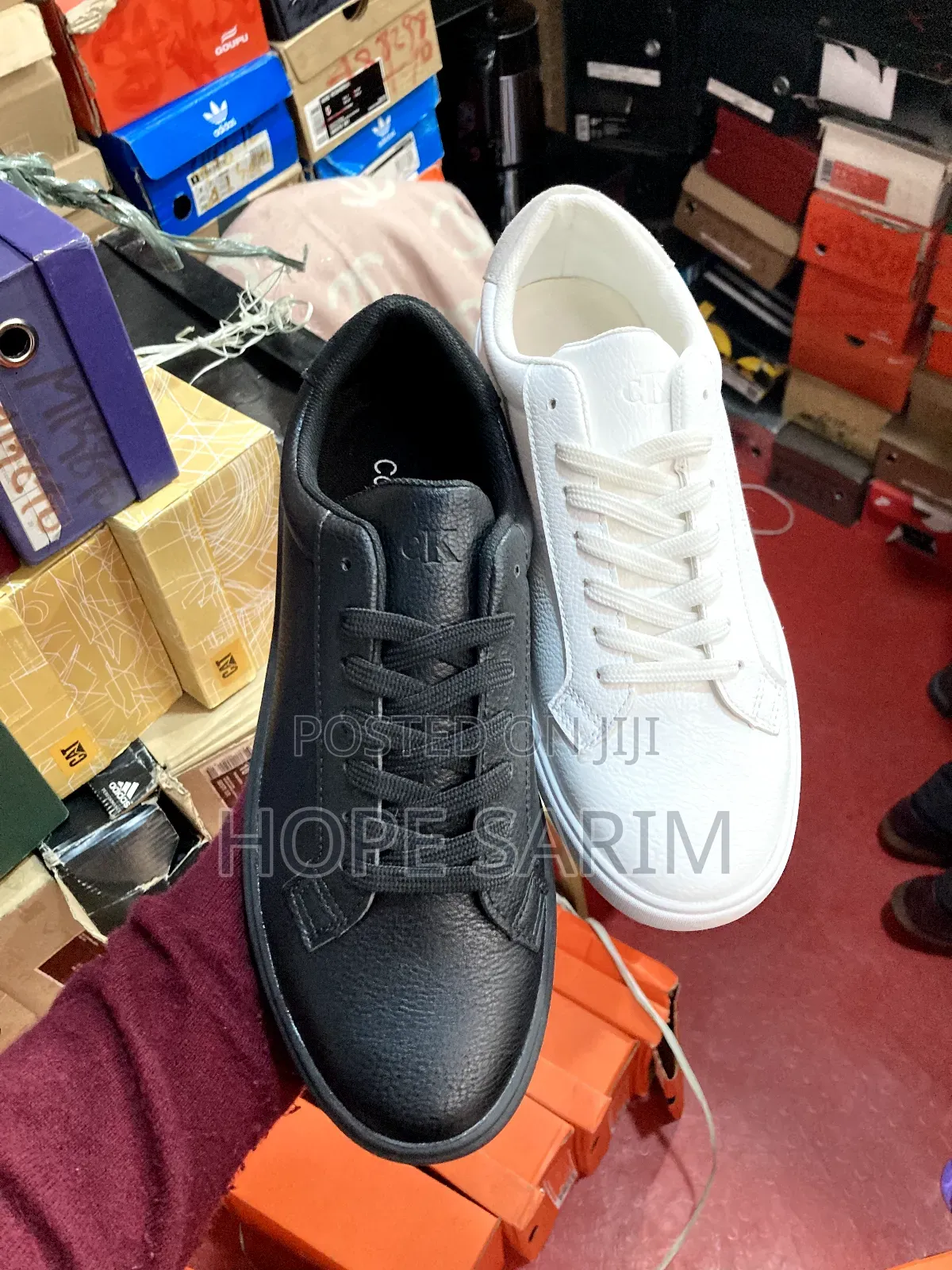 Calvin Shoes White And Blake