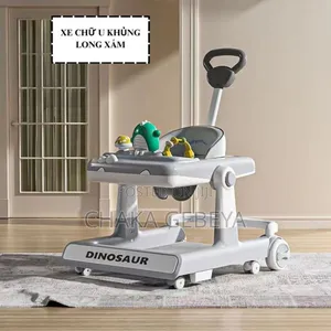 Fun Safe Baby Walker Toy Car - Adjustable Handle for Parent Assist