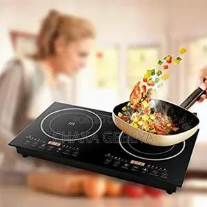 Sokany Sk-224 Double Burner Electric Stove - 2400w, 5-Temp Control