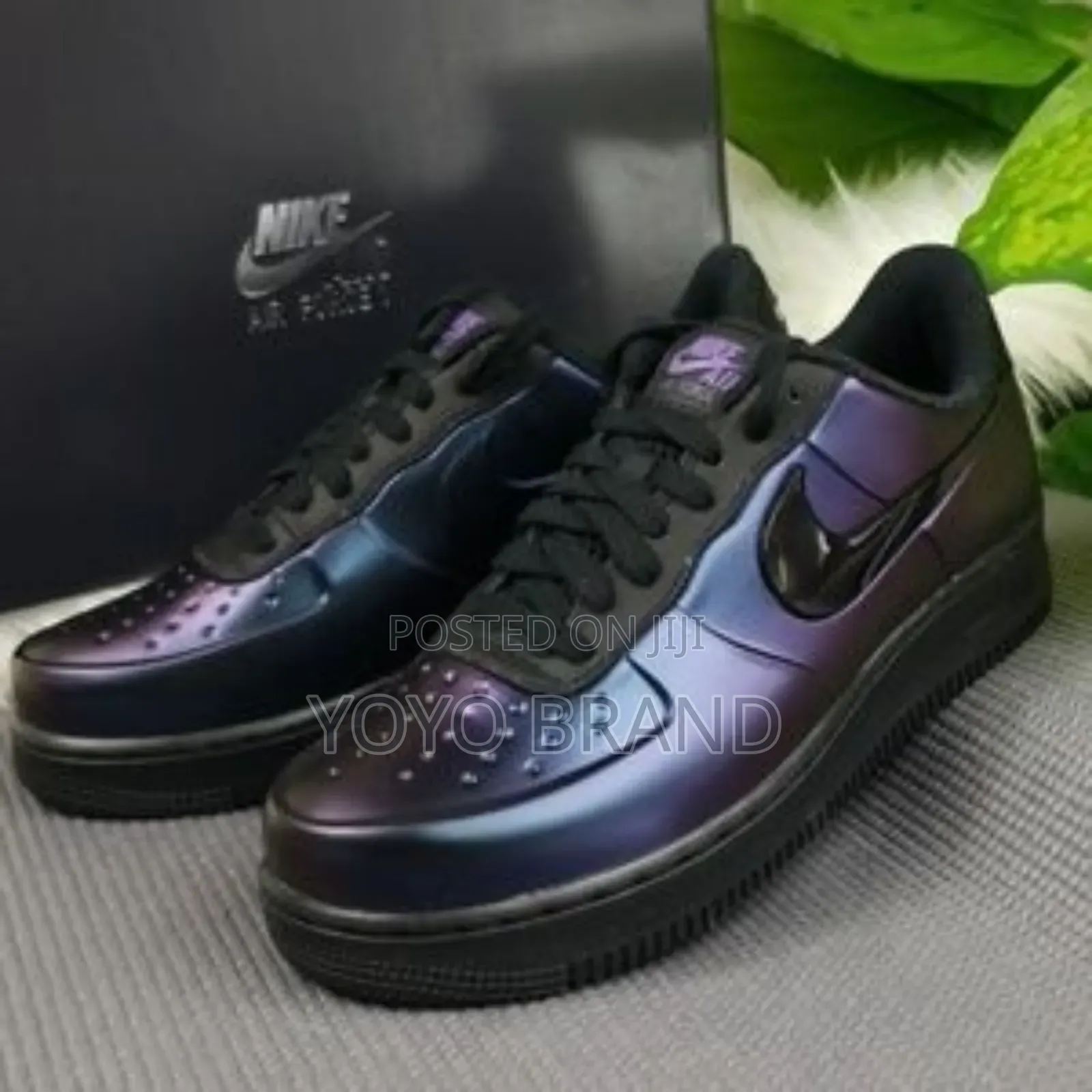 Nike Air Force 1 Foam Posite Blue Black Fashion Shoes