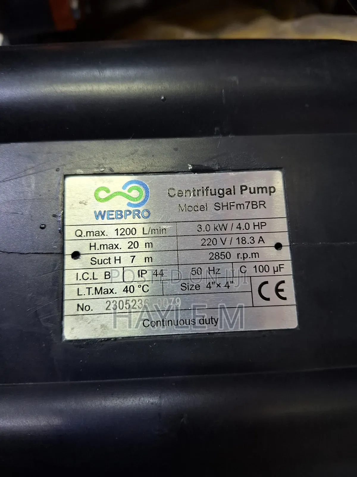 Webpro Water Pump