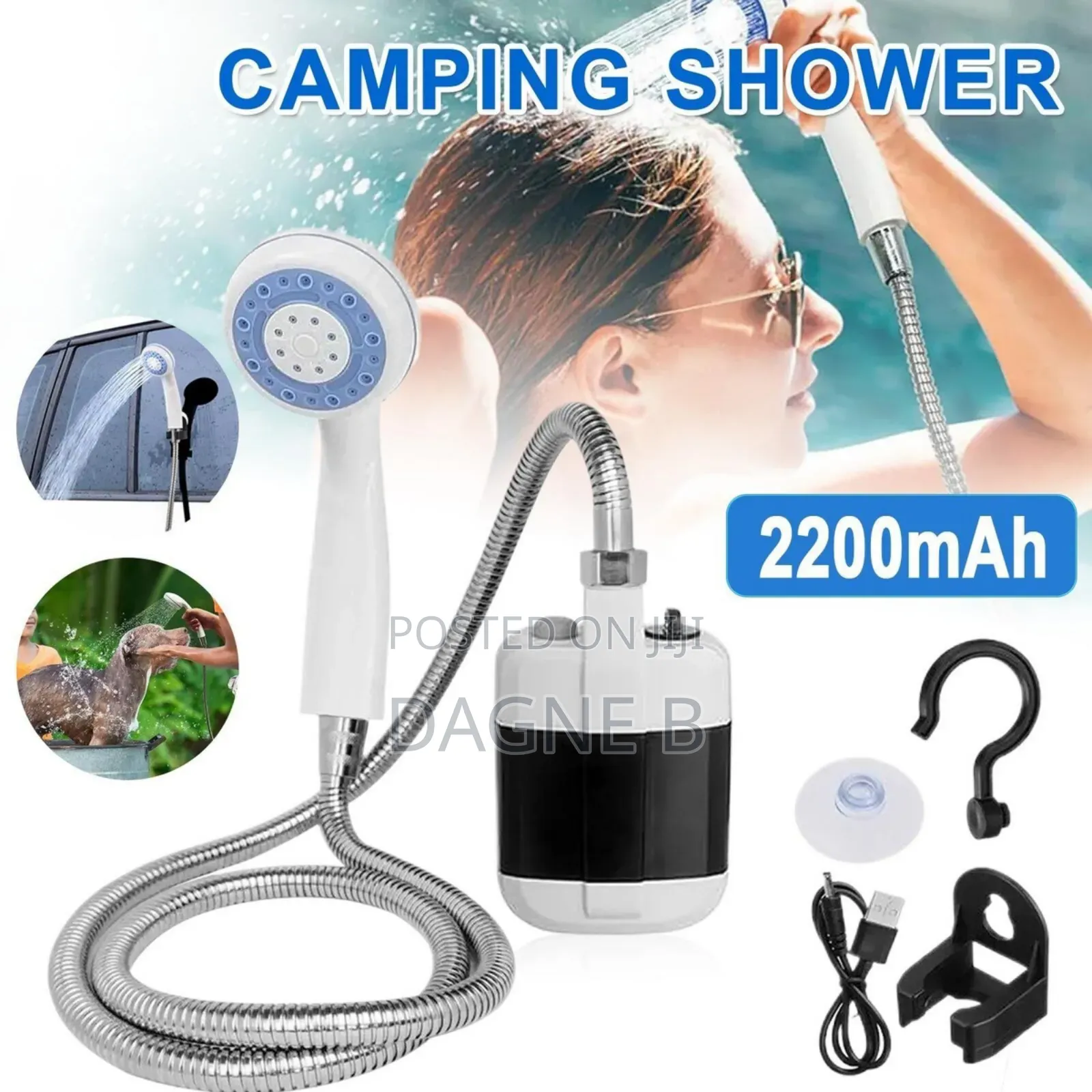 Outdoor Shower Pump ተንቀሳቃሽ የሻወር መውሰጃ