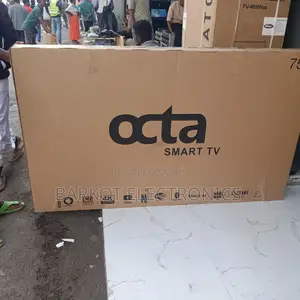 Octa Smart Tv 75 Inch Andraid Doubel Gelass Bord New 2025 Model