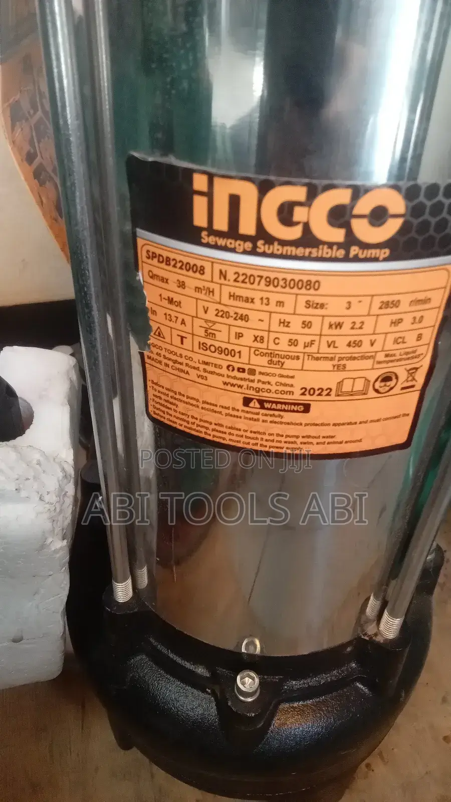 Ingo Water Pump