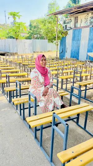 ለተማሪዎች የተገነባ ጠንካራ መቀመጫ! የ3 ተማሪዎች የተጣመረ የት/ቤት መቀመጫ