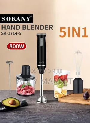 Sokany 5 in 1 Hand Blender