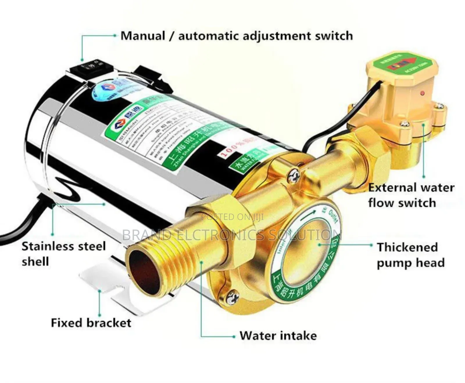 Water Pump Automatic Sensor Urinal Flush Valve.