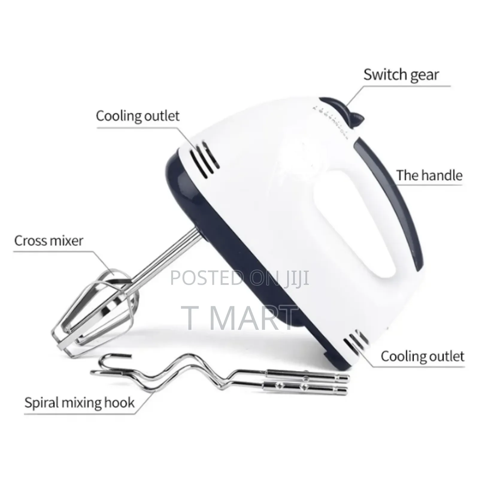 Jubake Hand Mixer With Turbo Botton