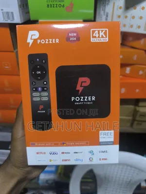 Pozzer Smart TV Box (ቲቪ ስማርት ማድረጊያ)- Android TV Box With 128gb Storage