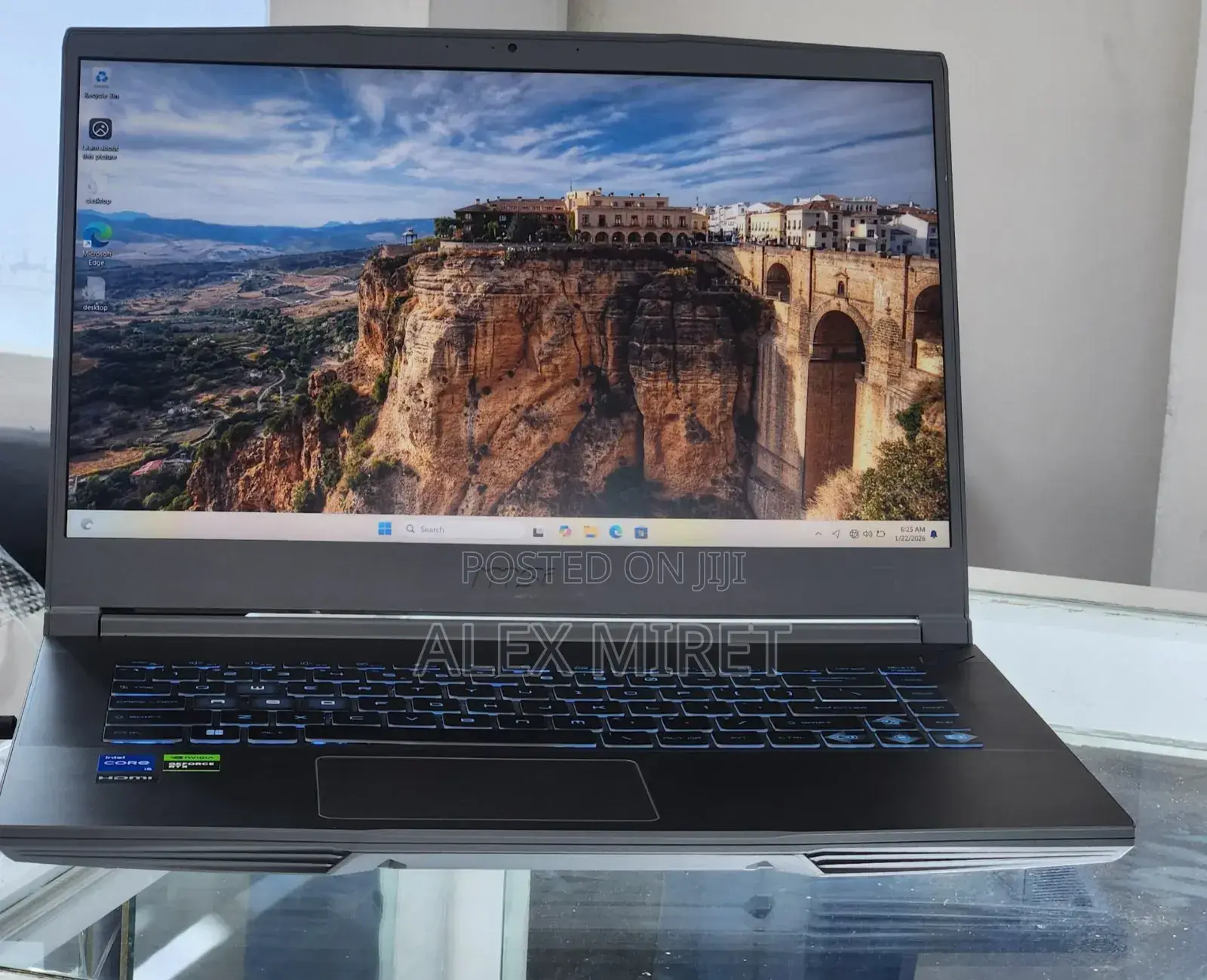 New Laptop MSI 16GB Intel Core I5 SSD 512GB