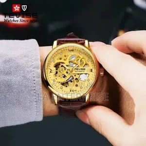 Tevise Genuine Leather Watch