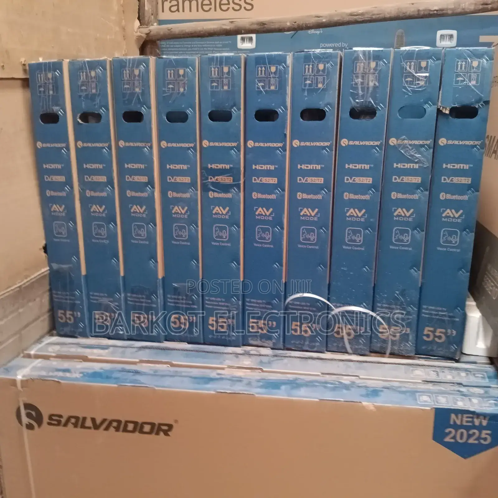 Salvadoor Smart Tv 55 Inch Andraid Framless Tv 2025