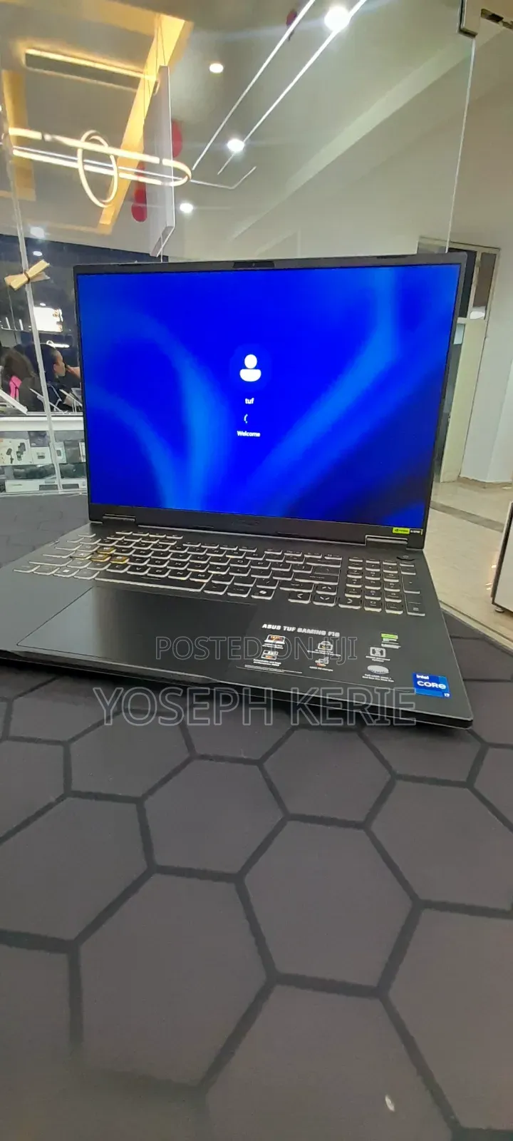 New Laptop Asus TUF Gaming F16 32GB Intel Core i7 SSD 1T