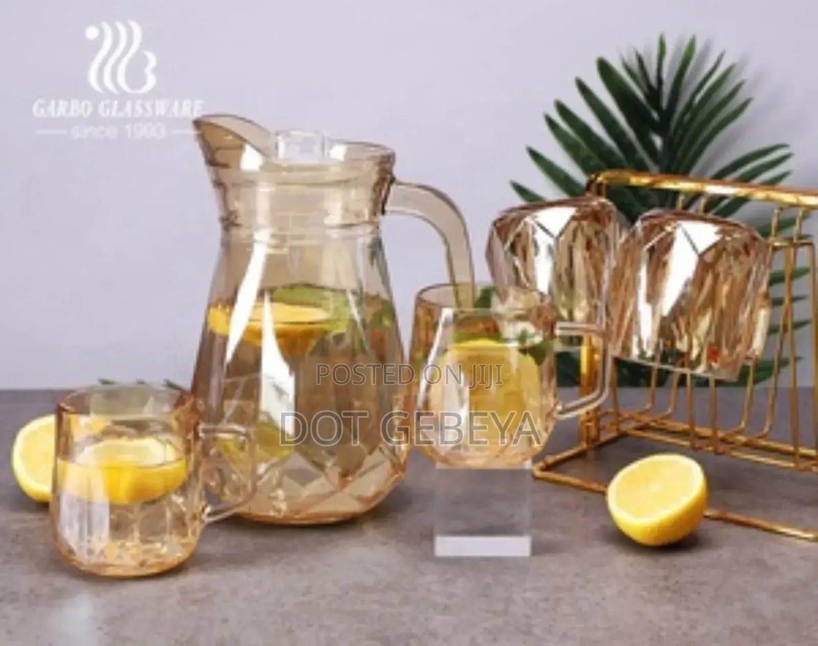 This Is A Delisoga (Qing Ping Guo) 7-piece Glass Water Set.