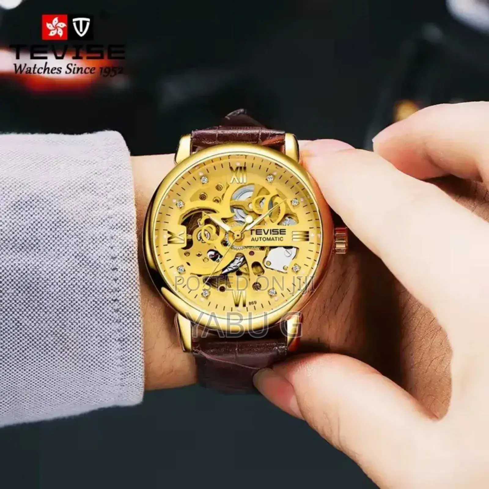 Tevise New Watch Hot Waterproof Business Men's Mechanical