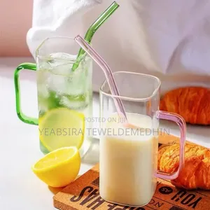 Extra Durable Glass Mug የብርጭቆ ማግ