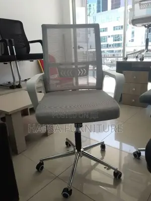 Light Gray Mesh Chair