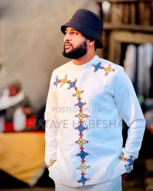 የሀበሻ ቀሚስ Habesha Kemis Dress ሽፎን Chiffon Yehabesha Libs Ethiopian Suit