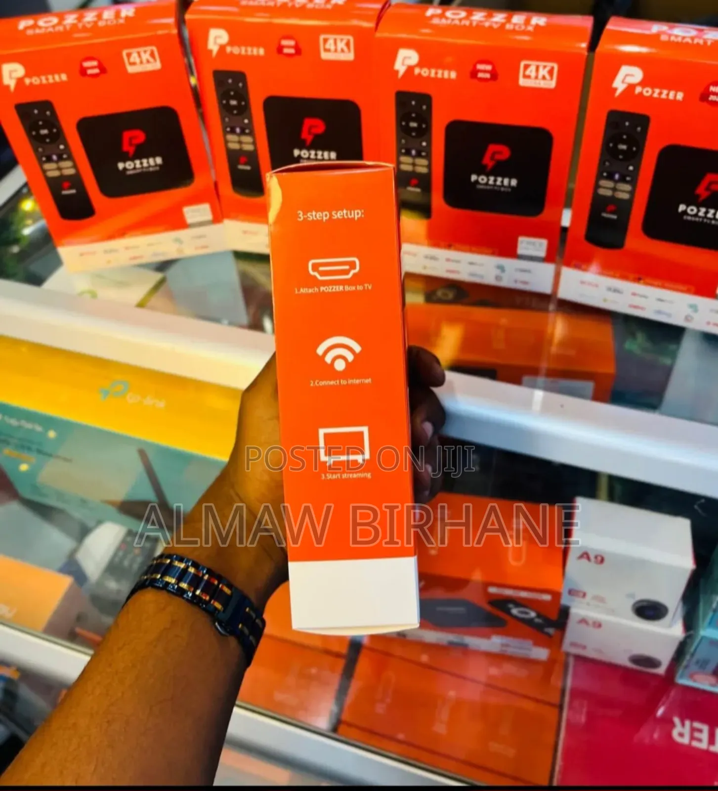 Pozzer TV Box 2026 New 8gb Ram/128gb Storage