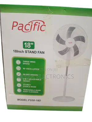 Pacific 18-Inch Stand Fan, Model: Fs50-18d. 18-Inch Size Three Wind