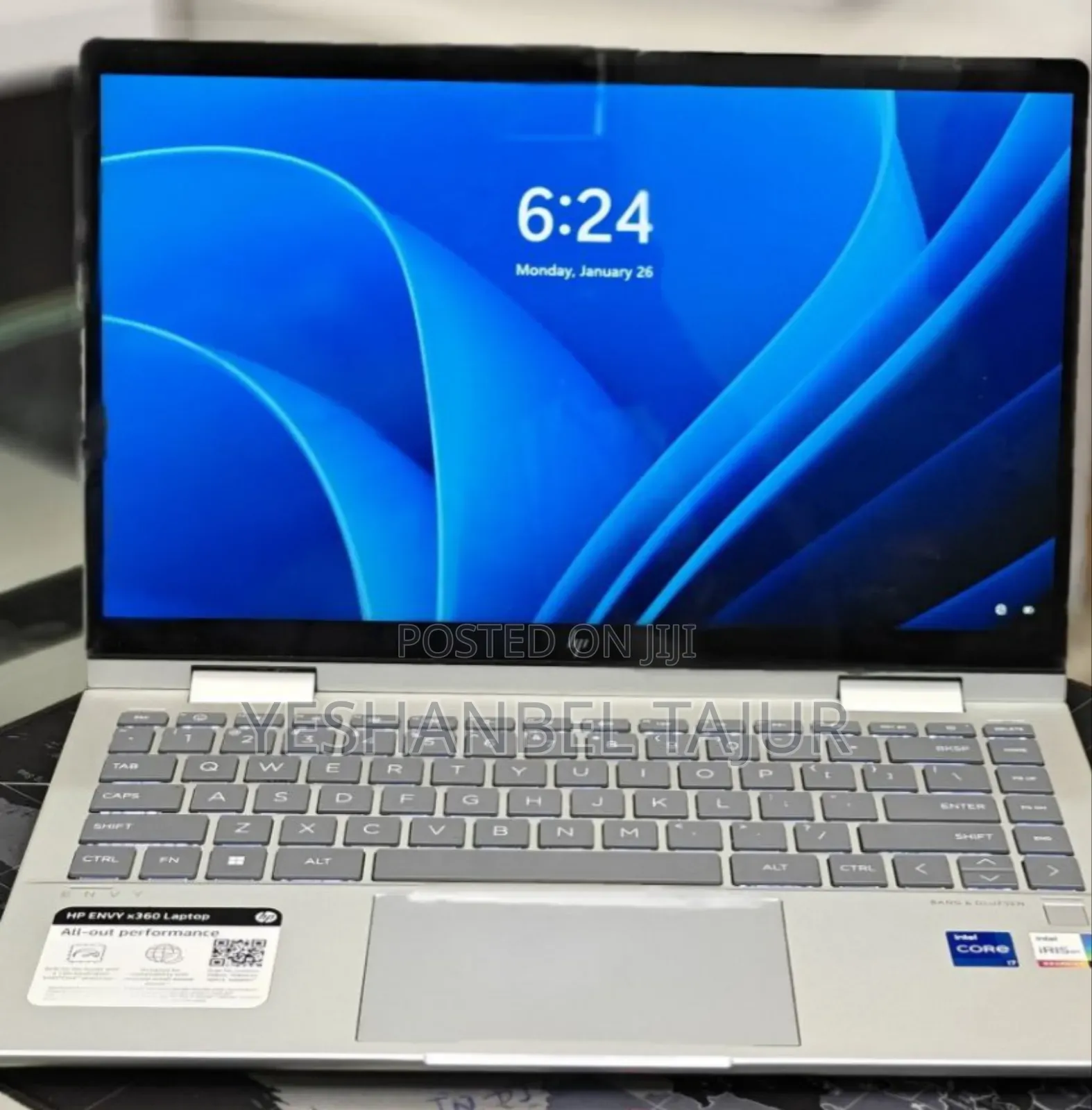 New Laptop HP Envy X360 16GB Intel Core I7 SSD 512GB