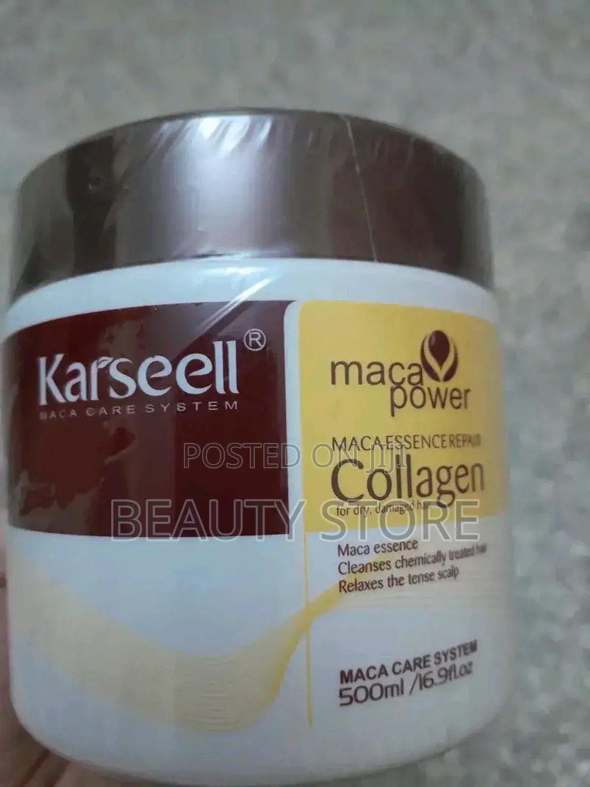 Karseell Maca Essence Repair Collagen Hair Treatment Mask.