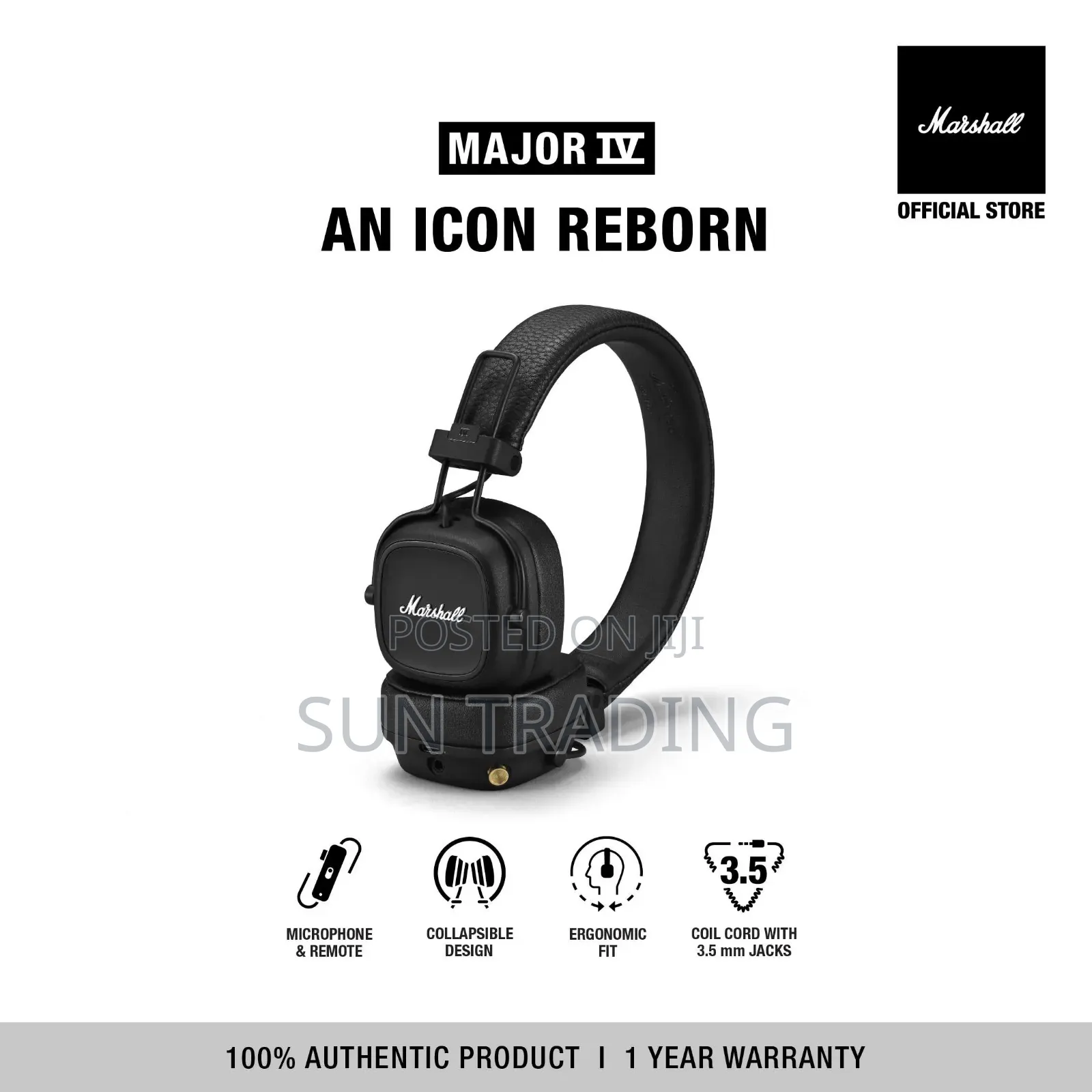Marshall Major Iv Wireless Headphones