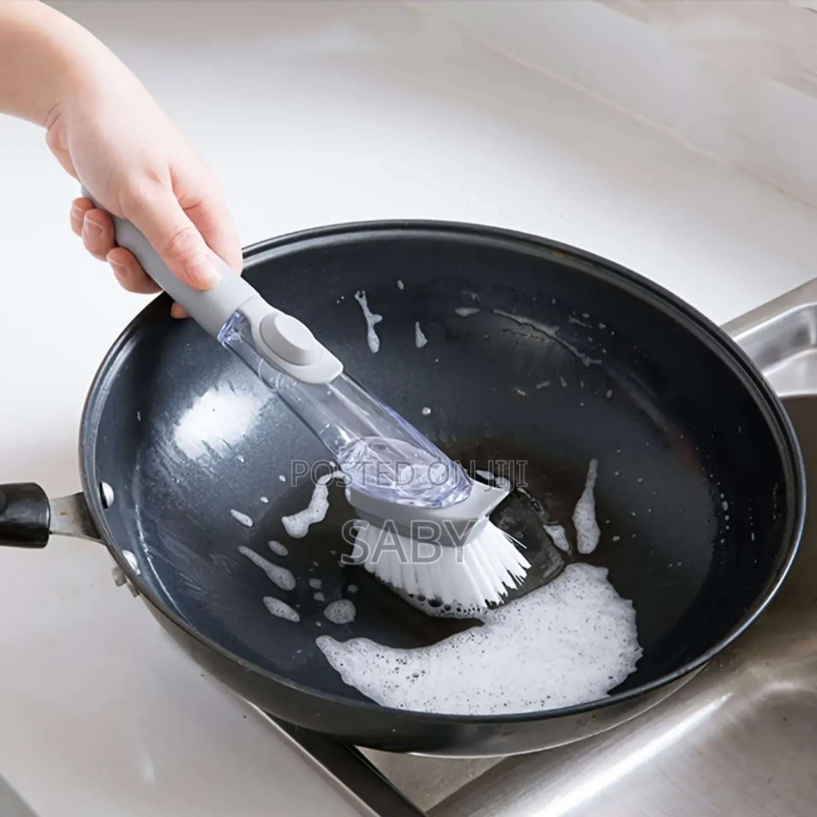 Long Handle Pot Brush