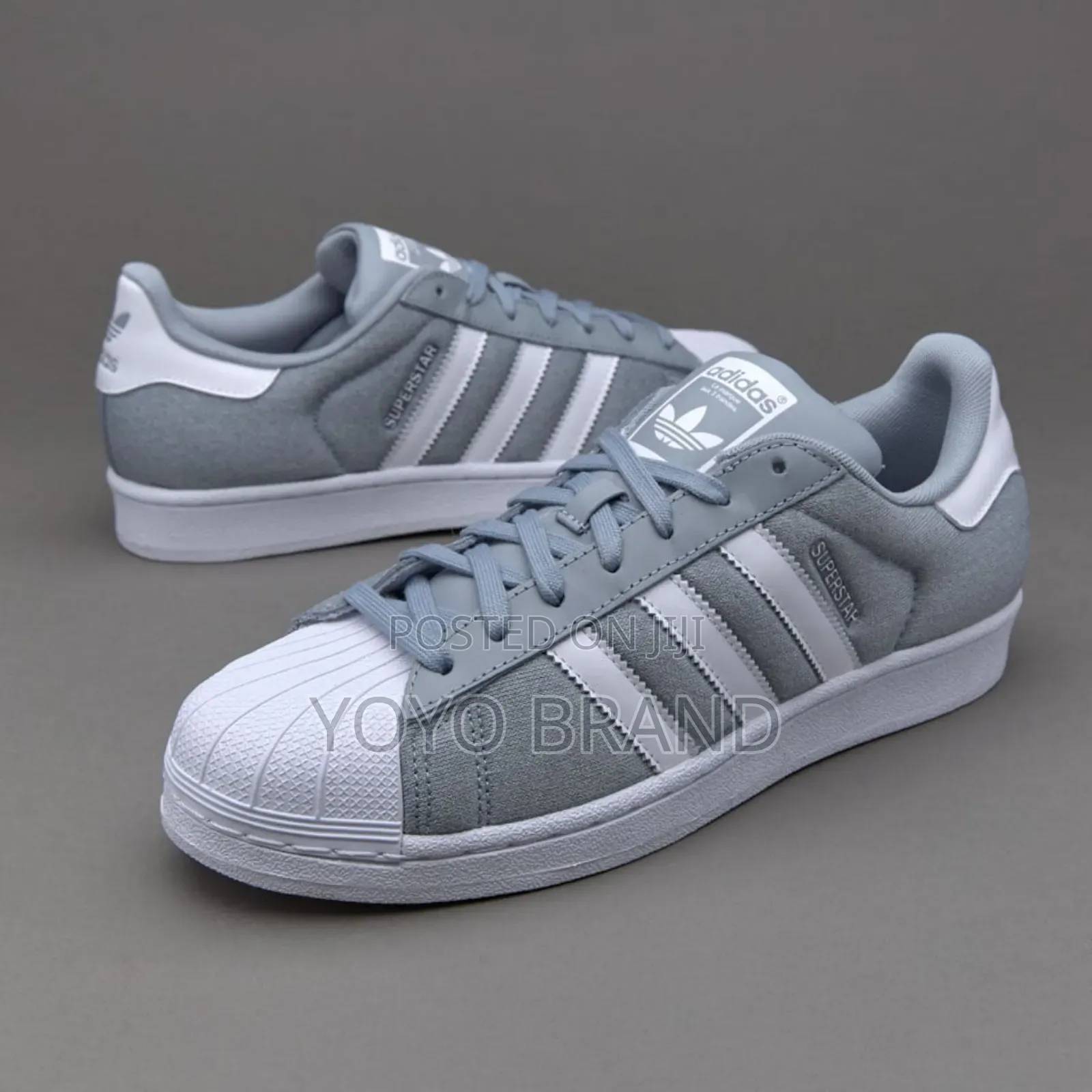 Adidas Old School Super Star Grises Fashion Sneaker