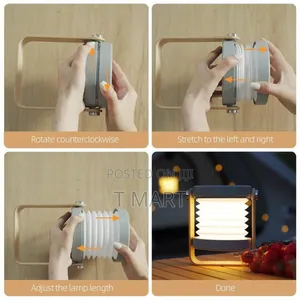Foldable Led Bedside Table Lamp
