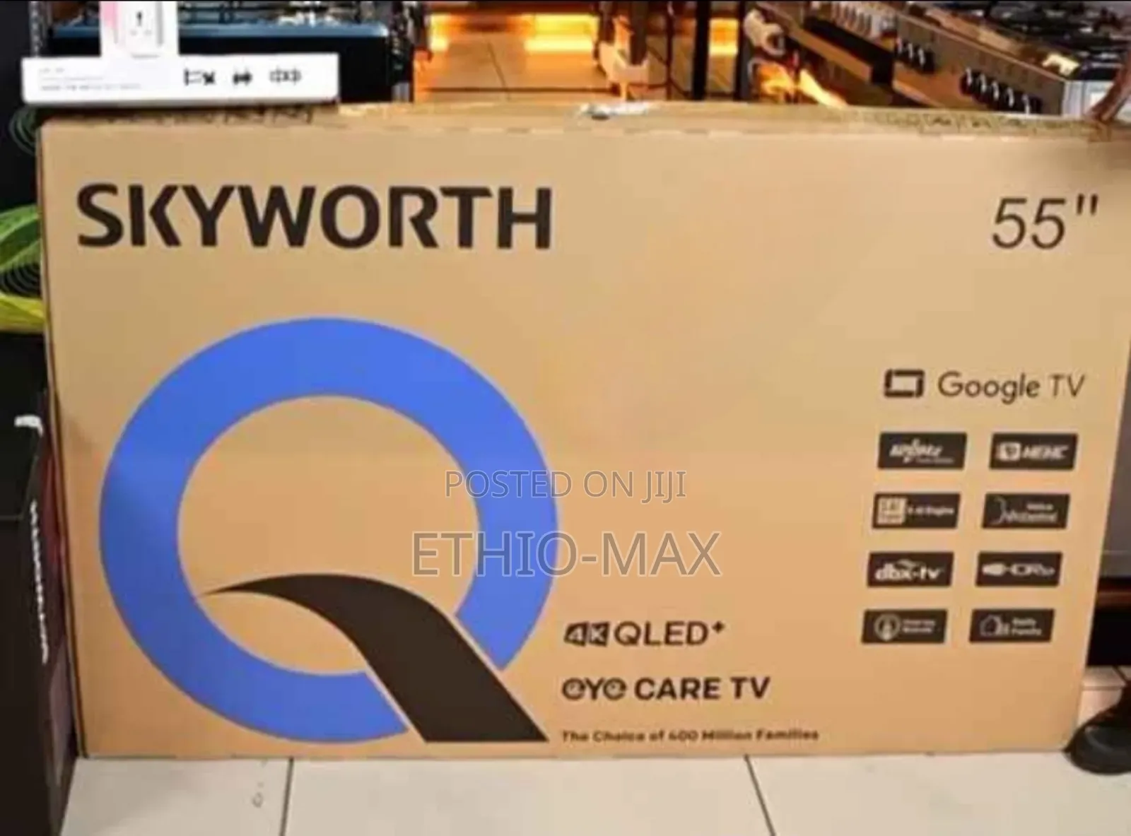 Skyworth Tv 55” Smart Qled – Google Tv | Uhd | Premium Picture