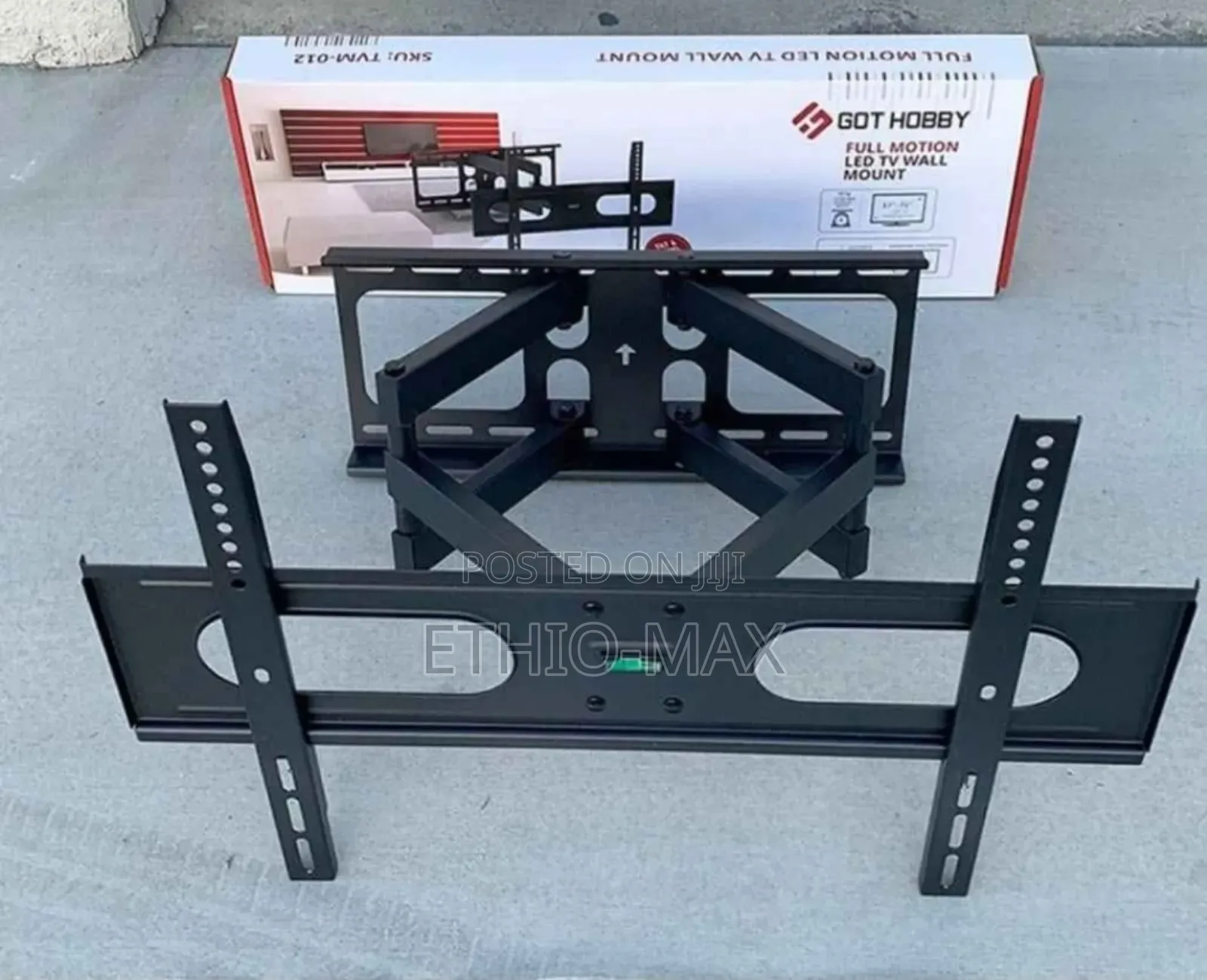 Flexible Full-Motion Tv Wall Mount – 32′′ to 80′′ Strong Adjustable