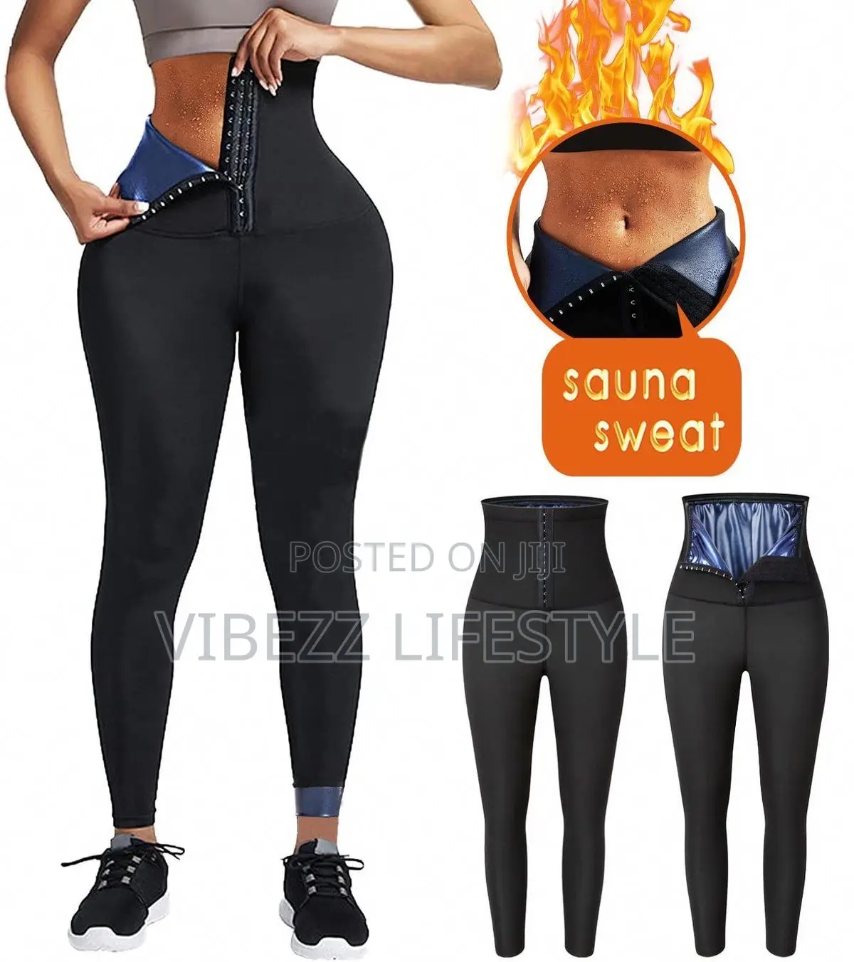 Sauna Leggings Shaper - ስፖርታዊ ቁመና (Sporty Physique) - Triple Sweat