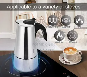9 Cups High Quality Stainless Steel Espresso Maker