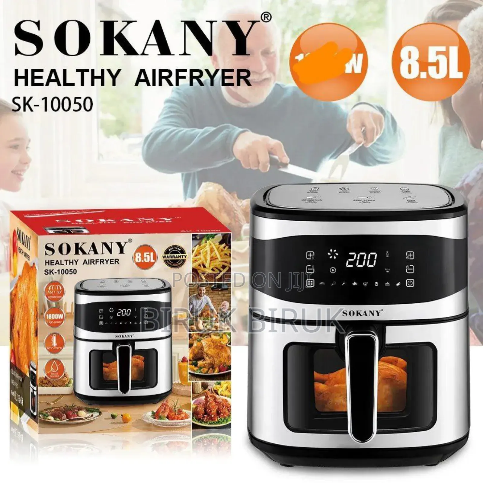 Sokany Digital Air Fryer