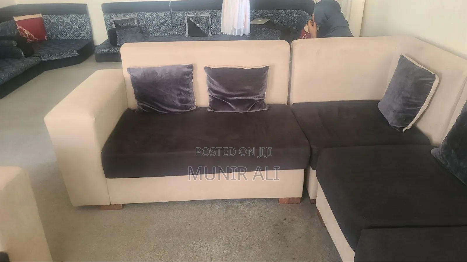 Sofa ሶፋ U Shape Sofa Used Best Quality