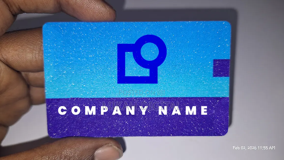 250 Or 300g Shining Mesh Business Card Design + Printing Free Delivery